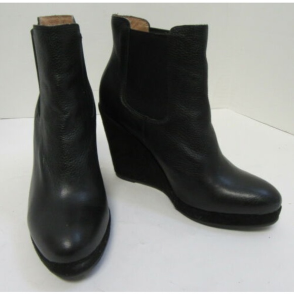 CORSO COMO Black Leather Coast Ankle Boots - Picture 2 of 7